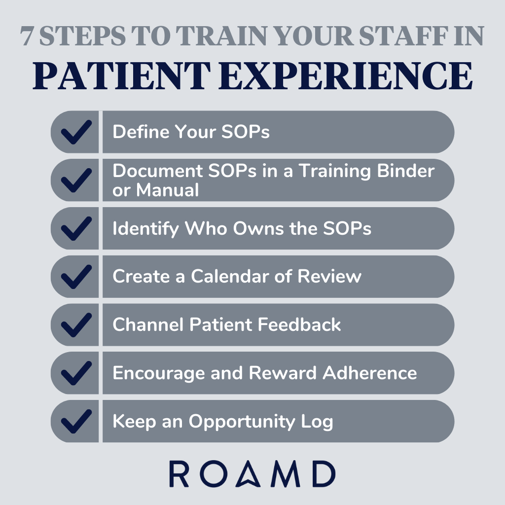 Infographic: 7 Simple Steps to Train Your Staff on Patient Experience